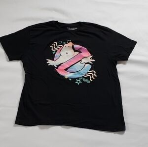 Ghostbusters Neon Logo Tee Men's Large Lootcrate